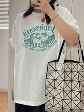 Kurzarm-T-Shirt mit Vintage-Shetland-Grafik
